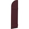 Ekena Millwork Americraft 4-Board (2 Batten) Wood Joined Board-n-Batten Shutters w/ Arch Top, ARW101BQ414X77WRH, PR ARW101BQ414X77WRH - alternate 6